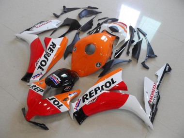 Billige Honda CBR1000RR Motorrad Verkleidung Kit 2012-2016 - Orange Weiss Rot Glanzendes Schwarz Repsol
