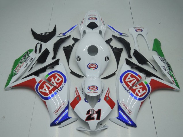 Billige Honda CBR1000RR Motorrad Verkleidung 2012-2016 - Weiss Rot Blau Grun Pata 21