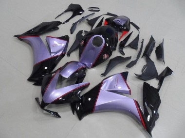 Billige Honda CBR1000RR Motorrad Verkleidung 2012-2016 - Hellviolett Glanzendes Schwarz Rot