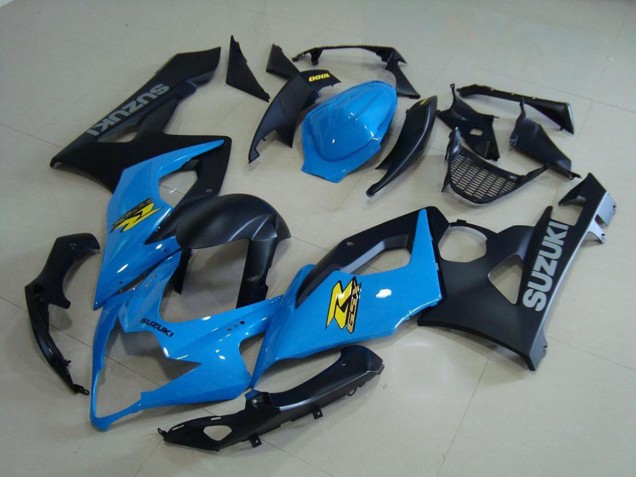 Billige Suzuki GSXR 1000 Motorrad Verkleidung 2005-2006 - Blau Schwarz Gelb