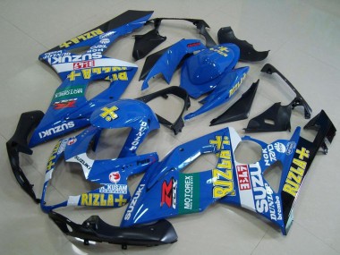 Billige Suzuki GSXR 1000 Motorrad Verkleidung 2005-2006 - Blau Gelb Rot Grun Schwarz Rizla