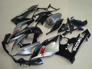 Billige Suzuki GSXR 1000 Motorrad Verkleidung 2005-2006 - Silber Schwarz Rot
