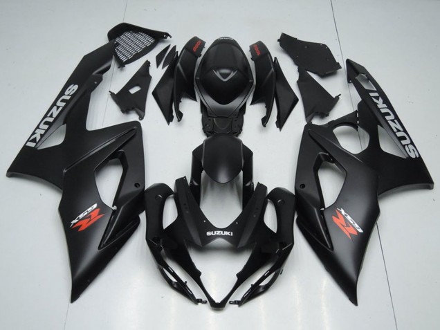Billige Suzuki GSXR 1000 Motorrad Verkleidung Kit 2005-2006 - Matt Schwarz
