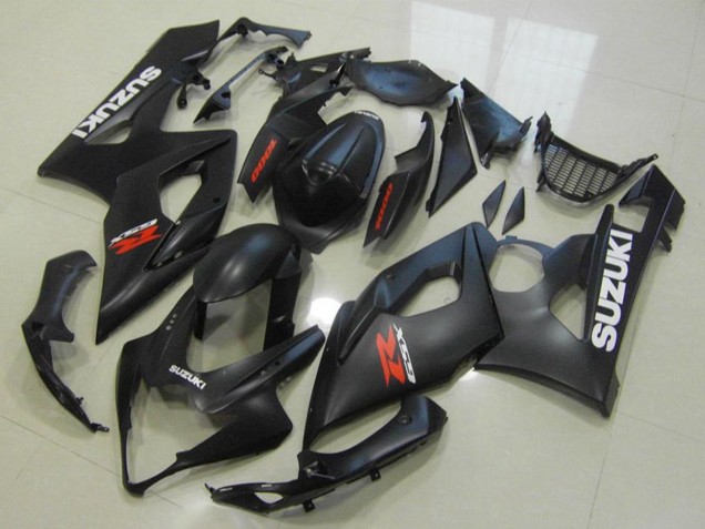Billige Suzuki GSXR 1000 Motorrad Verkleidung 2005-2006 - Matt Schwarz Weiss Rot