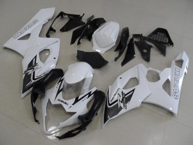 Billige Suzuki GSXR 1000 Motorrad Verkleidung 2005-2006 - Weiss Schwarz