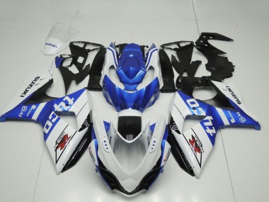 Billige Suzuki GSXR 1000 Motorrad Verkleidung 2009-2016 - Weiss Blau Schwarz Tyco