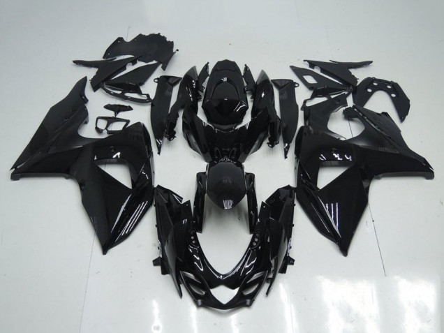 Billige Suzuki GSXR 1000 Motorrad Verkleidung Kit 2009-2016 - Glanzendes Schwarz