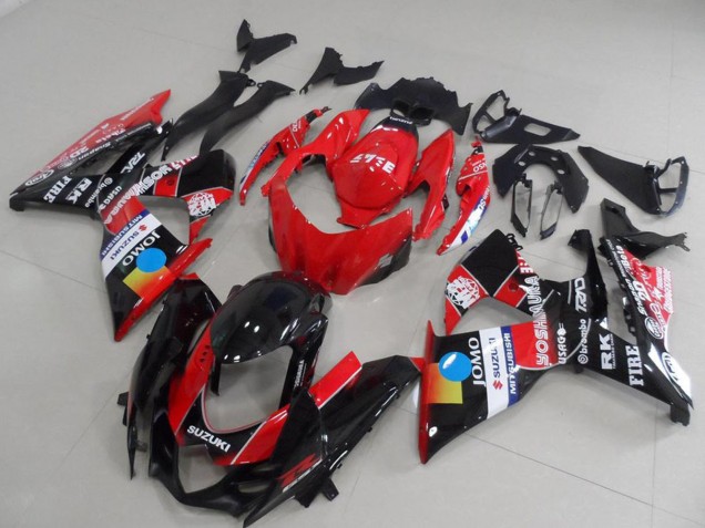 Billige Suzuki GSXR 1000 Motorrad Verkleidung 2009-2016 - Rot Blau Gelb Schwarz JOMO