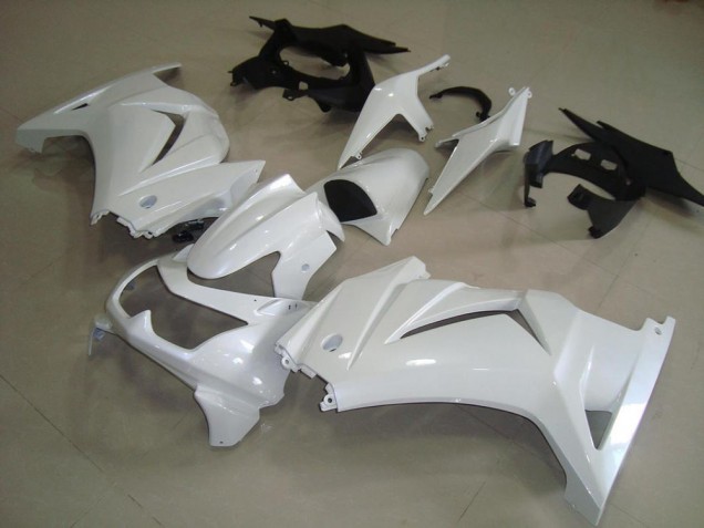 Billige Kawasaki ZX250R Motorrad Verkleidung 2008-2012 - Perl Weiss