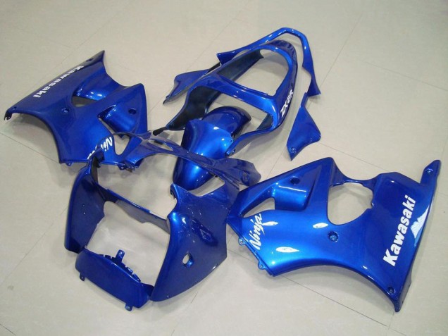 Billige Kawasaki ZX6R Motorrad Verkleidung 2000-2002 - Blau