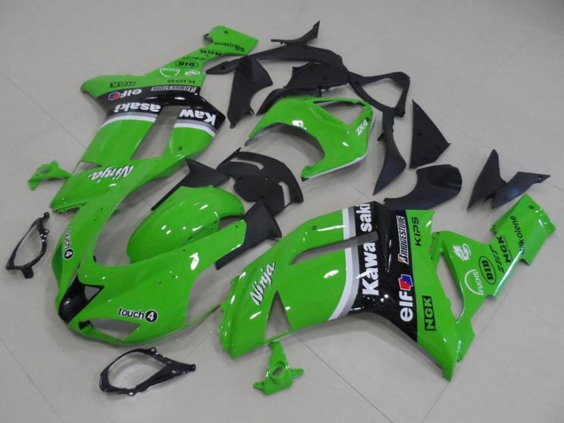 Billige Kawasaki ZX6R Motorrad Verkleidung 2007-2008 - Grun Arrow