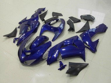 Billige Kawasaki ZX10R Motorrad Verkleidung Kit 2006-2007 - Dunkel Blau