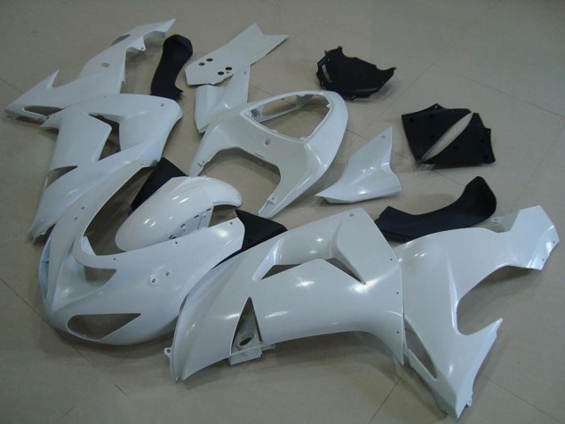 Billige Kawasaki ZX10R Motorrad Verkleidung 2006-2007 - Weiss