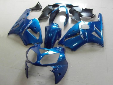 Billige Kawasaki ZX12R Motorrad Verkleidung 2002-2006 - Blau OEM Stil