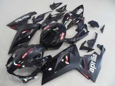 Billige Aprilia RS125 Motorrad Verkleidung 2006-2011 - Glanzendes Schwarz Matt Schwarz