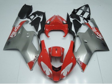 Billige Aprilia RSV1000 Motorrad Verkleidung 2003-2006 - Rot Grau Schwarz