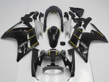 Billige Yamaha FJR1300 Motorrad Verkleidung 2001-2006 - Glanzendes Schwarz Gelb