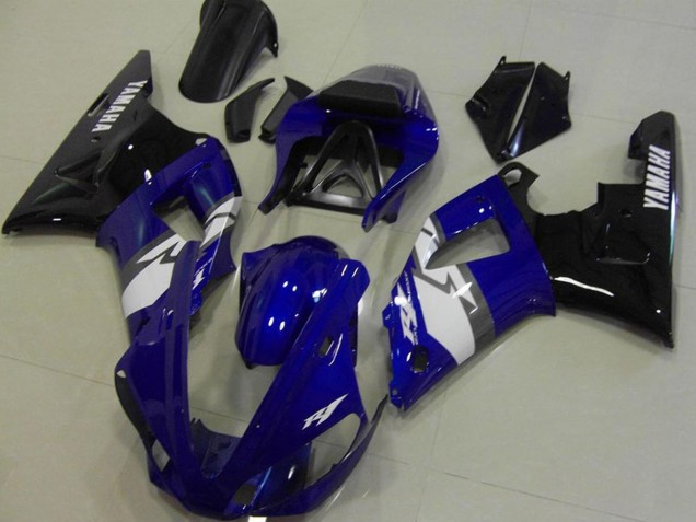 Billige Yamaha YZF R1 Motorrad Verkleidung 2000-2001 - Blau Weiss Schwarz