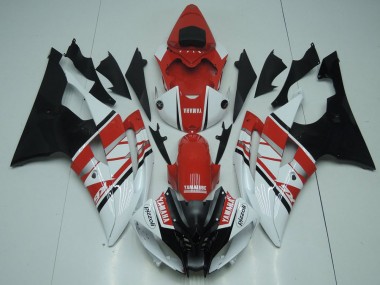 Billige Yamaha YZF R6 Motorrad Verkleidung 2008-2016 - Weiss Rot Schwarz