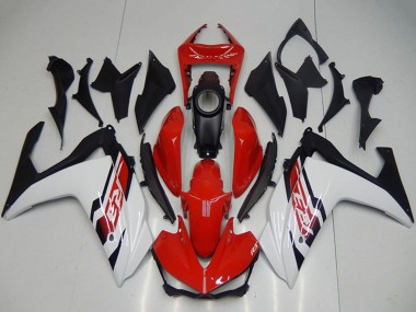 Billige Yamaha YZF R3 Motorrad Verkleidung Kit 2015-2018 - Weiss Rot Schwarz