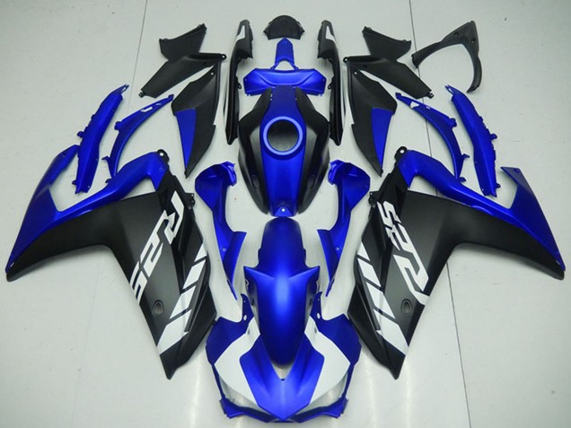 Billige Yamaha YZF R3 Motorrad Verkleidung 2015-2018 - Blau Matt Schwarz