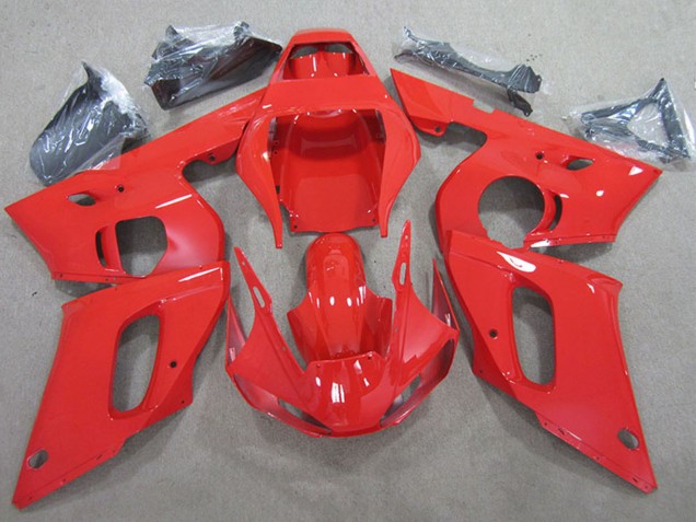 Billige Yamaha YZF R6 Motorrad Verkleidung 1998-2002 - Rot