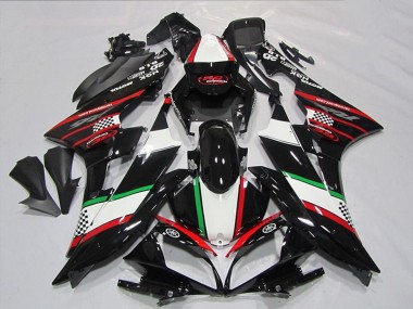 Billige Yamaha YZF R6 Motorrad Verkleidung 2006-2007 - Weiss Rot Glanzendes Schwarz Grun Motul