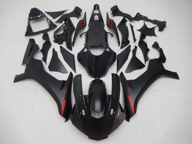 Billige Yamaha YZF R1 Motorrad Verkleidung 2015-2019 - Matt Schwarz Rot