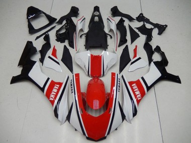 Billige Yamaha YZF R1 Motorrad Verkleidung 2015-2019 - Weiss Rot Schwarz
