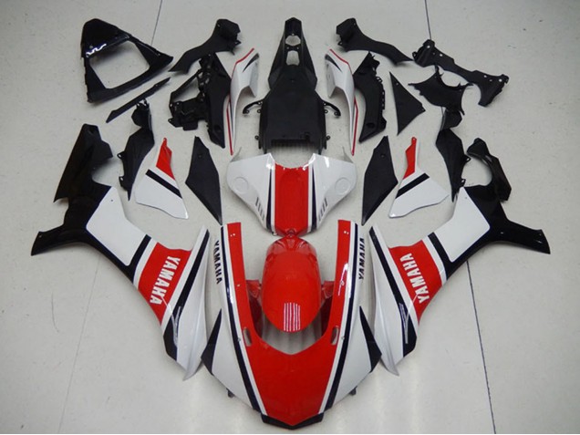 Billige Yamaha YZF R1 Motorrad Verkleidung 2015-2019 - Weiss Rot Schwarz