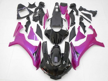 Billige Yamaha YZF R1 Motorrad Verkleidung 2015-2019 - Glanzendes Schwarz Rosa