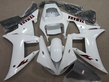 Billige Yamaha YZF R1 Motorrad Verkleidung 2002-2003 - Weiss