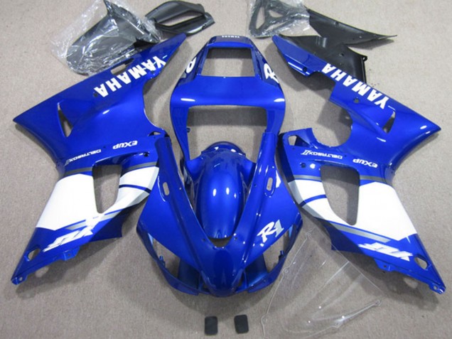 Billige Yamaha YZF R1 Motorrad Verkleidung 2002-2003 - Blau Weiss