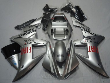 Billige Yamaha YZF R1 Motorrad Verkleidung 2002-2003 - Silber Rot Fiat