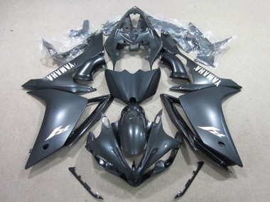Billige Yamaha YZF R1 Motorrad Verkleidung 2007-2008 - Matt Schwarz Weiss Aufkleber