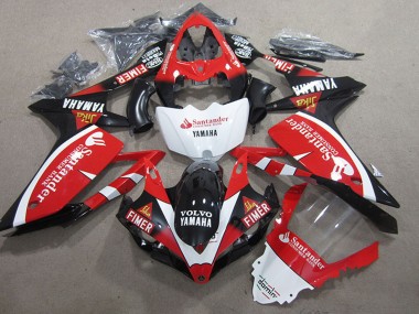 Billige Yamaha YZF R1 Motorrad Verkleidung 2007-2008 - Rot Weiss Schwarz Volvo Santunder Fimer
