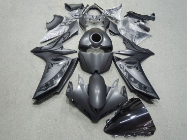 Billige Yamaha YZF R1 Motorrad Verkleidung 2007-2008 - Matt Schwarz