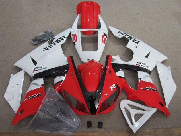 Billige Yamaha YZF R1 Motorrad Verkleidung 2009-2011 - Weiss Rot Schwarz
