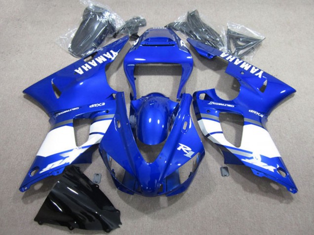 Billige Yamaha YZF R1 Motorrad Verkleidung 2009-2011 - Blau Weiss