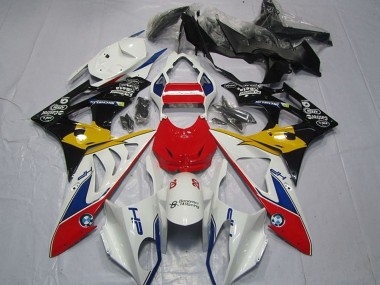 Billige BMW S1000RR Motorrad Verkleidung 2009-2014 - Weiss Rot Gelb Blau Schwarz HP Castrol