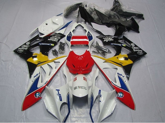 Billige BMW S1000RR Motorrad Verkleidung 2009-2014 - Weiss Rot Gelb Blau Schwarz HP Castrol