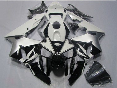 Billige Honda CBR600RR Motorrad Verkleidungen Kit 2005-2006 - Weiss Schwarz
