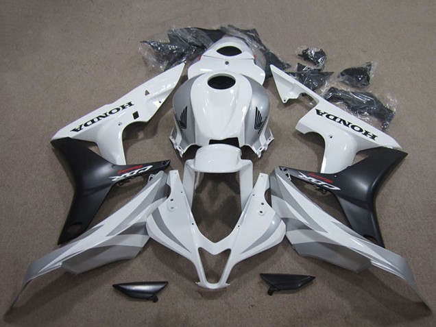 Billige Honda CBR600RR Motorrad Verkleidung 2007-2008 - Weiss Matt Schwarz