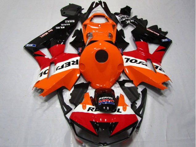 Billige Honda CBR600RR Motorrad Verkleidungen Kit 2013-2023 - Orange Weiss Rot Glanzendes Schwarz Repsol