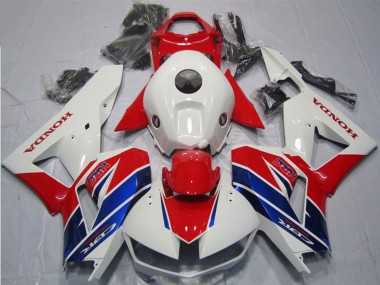 Billige Honda CBR600RR Motorrad Verkleidung 2013-2023 - Weiss Rot Blau HRC