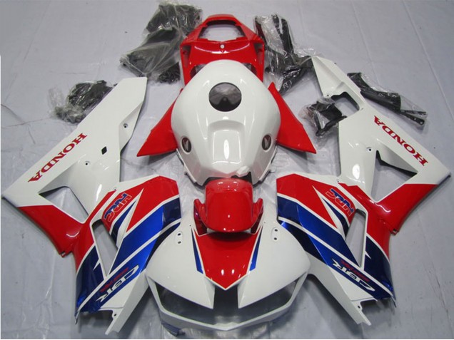 Billige Honda CBR600RR Motorrad Verkleidung 2013-2023 - Weiss Rot Blau HRC