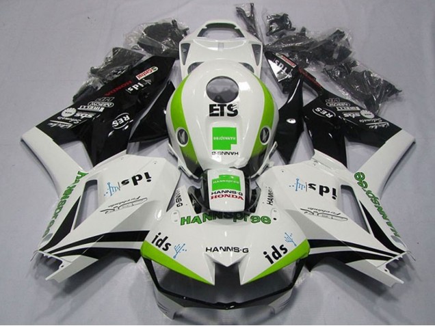 Billige Honda CBR600RR Motorrad Verkleidung 2013-2023 - Weiss Grun Glanzendes Schwarz Hannspree ETS
