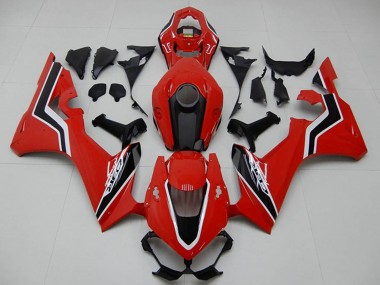 Billige Honda CBR1000RR Motorrad Verkleidung 2017-2023 - Rot Schwarz Weiss