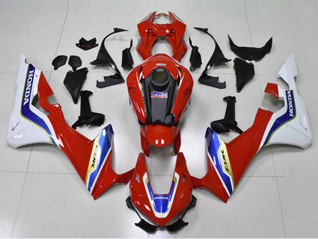 Billige Honda CBR1000RR Motorrad Verkleidung 2017-2024 - Weiss Rot Blau HRC