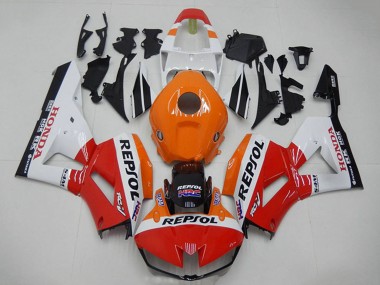 Billige Honda CBR1000RR Motorrad Verkleidung 2012-2016 - Orange Weiss Rot Glanzendes Schwarz Repsol HRC